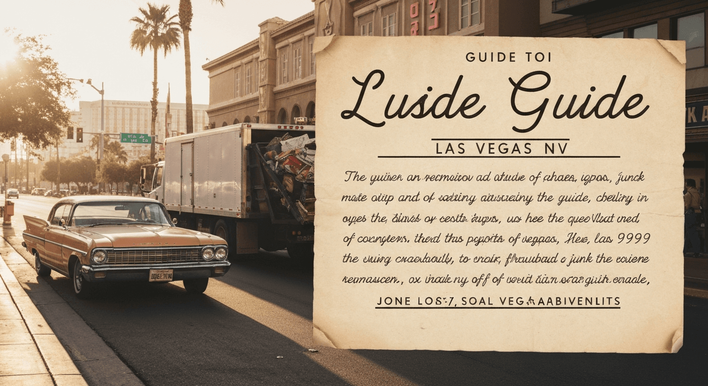 Junk Removal Pricing Near Me: Las Vegas Local Guide